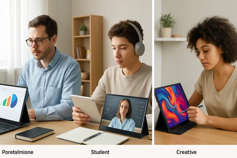 Portable monitors voor verschillende behoeften